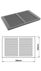 Ruszt żeliwny 35/22/1 cm do pieca Prity