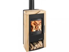 Haas+Sohn Pinerolo czarny/drewno
