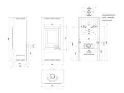 Piec kominkowy Aquflam 12 z wymiennikiem