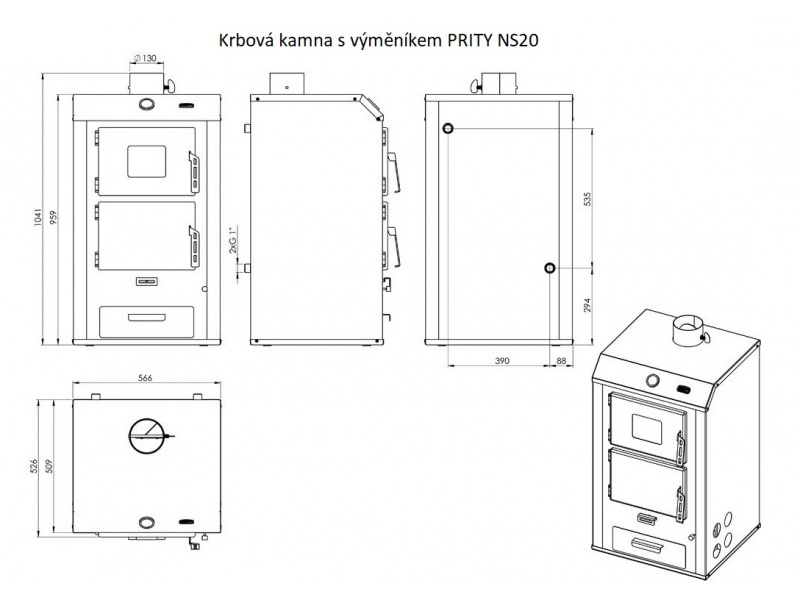Kocioł Prity NS20