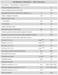 Piec kominkowy PRITY WD W24 D