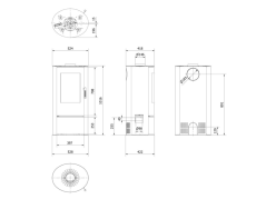 Piec kominkowy ILDNORD LOKI