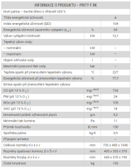 Kachľové krbové kachle Prity F RK