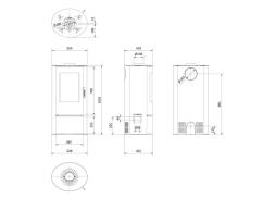 Piec kominkowy ILDNORD LOKI