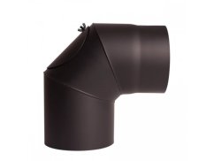 Dymovod Almeva koleno 130/90°/2 mm s čistiacim otvorom