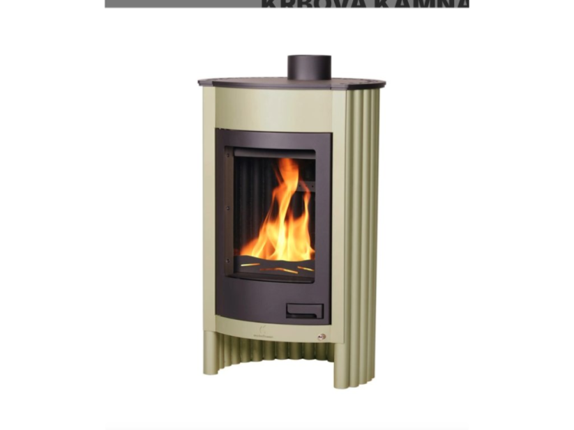 Kominek Masterflamme Media I, oliwkowy