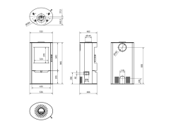 Piec kominkowy ILDNORD TORVEN